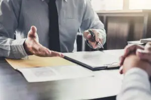 Client and Attorney Edwardsville IL