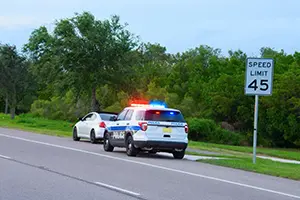 Greenville, IL speeding pulled over by police